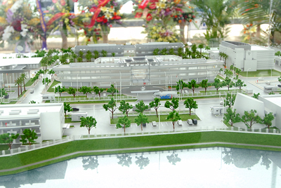 Vietnam Space Center model